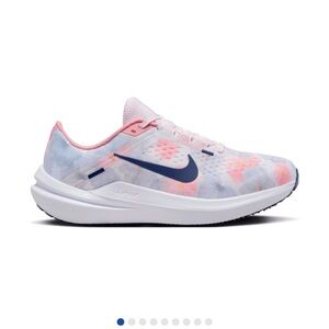 NIKE WINFLO 10 WATERCOLOR PRINT PINK BLUE PREMIUM RUNNING SHOE WOMEN'S SIZE 7.5